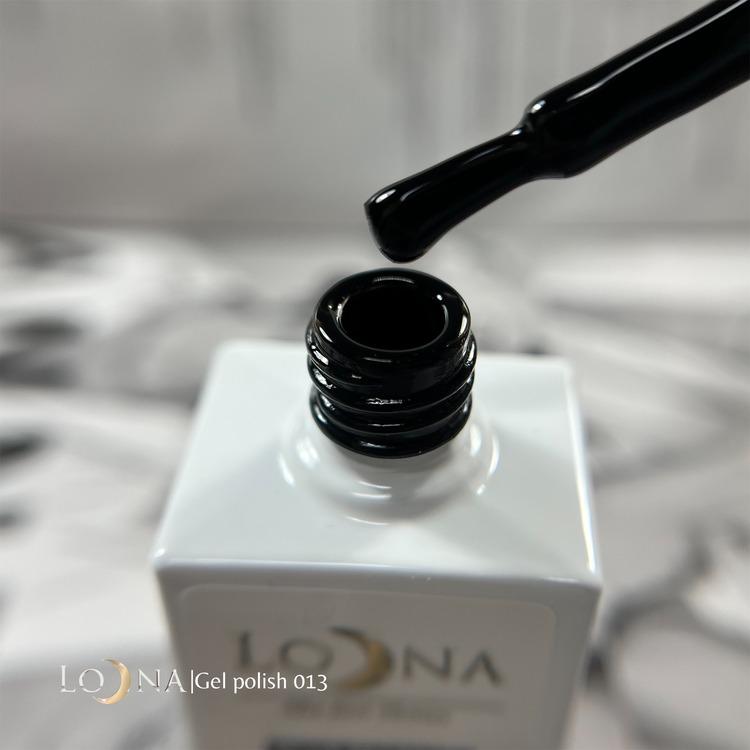 Loona Gel Polish 013 Black, 15ml