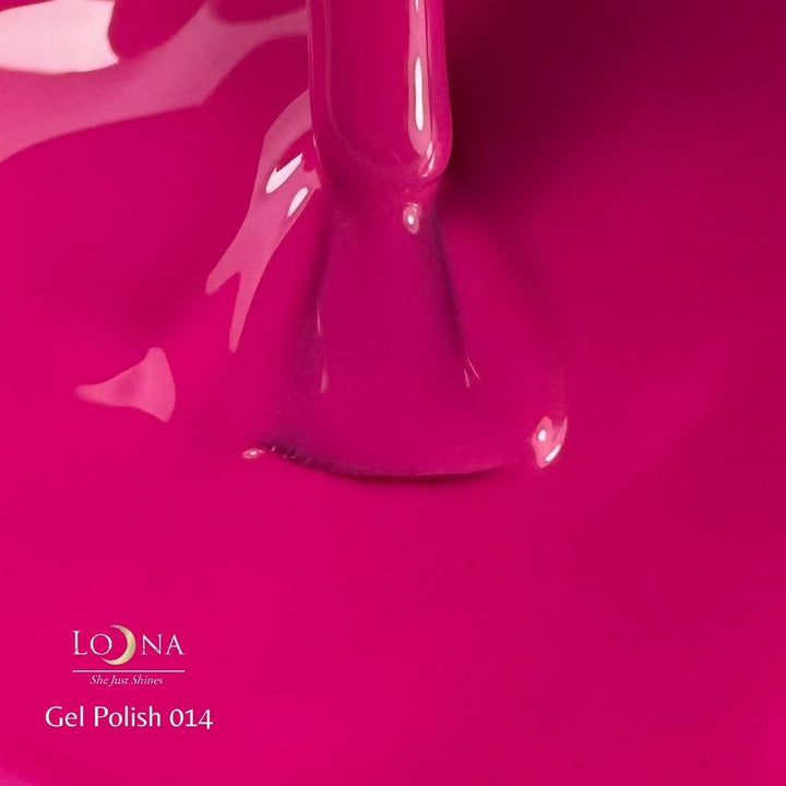 Loona Gel Polish 014 Pink, 15ml