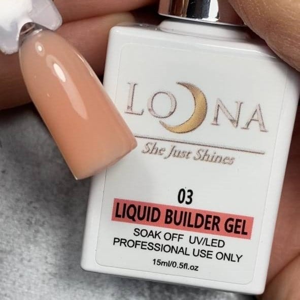 Loona Liquid Builder Gel 03 (Natural), 15ml