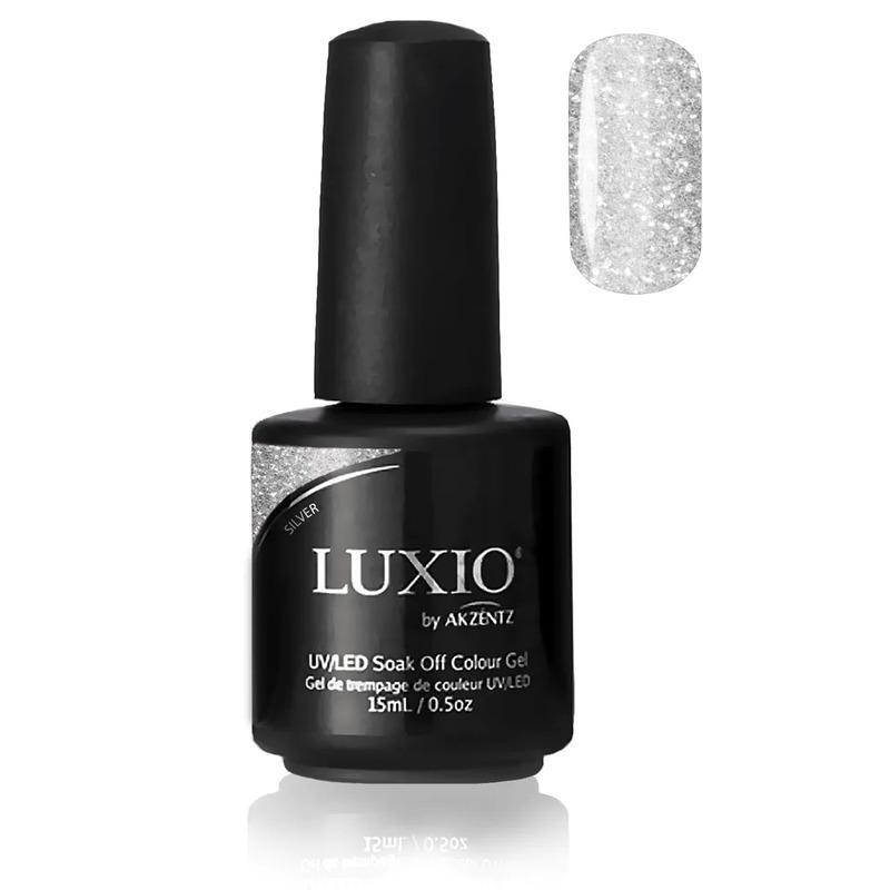 Luxio Colour gel - SILVER (Glitter), 15ml - Level Up Beauty Supply