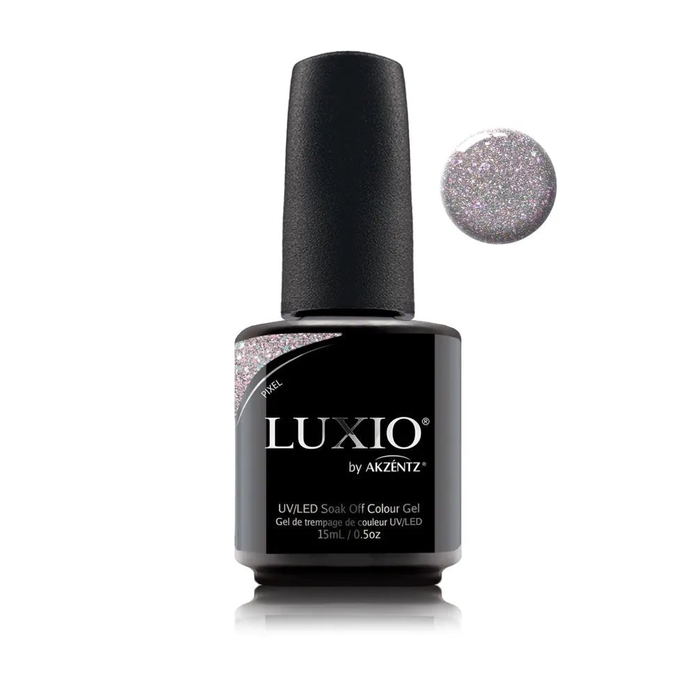 Luxio Colour gel - Pixel (Glitter) 15ml/.5oz - Level Up Beauty Supply