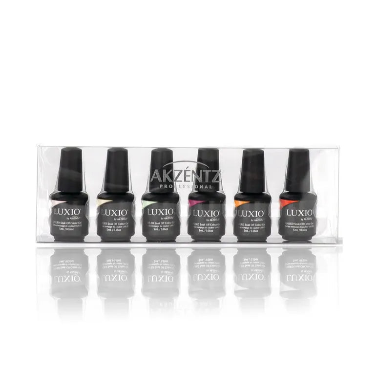 LUXIO Late Checkout Mini Collection (6 x 5ml) - Level Up Beauty Supply