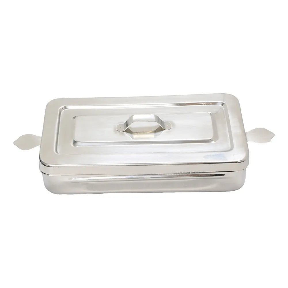 MBI - Instruments Sterilizing Tray with Cover 8" x 4.5" x 2" (MBI - 949) - Level Up Beauty Supply