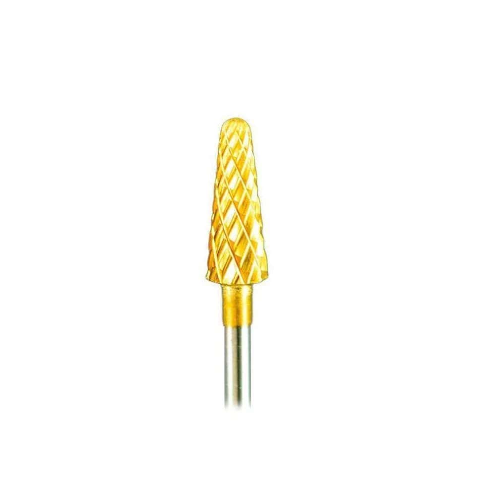 Medicool Gold Carbide Cone Bit, CC3 - Level Up Beauty Supply