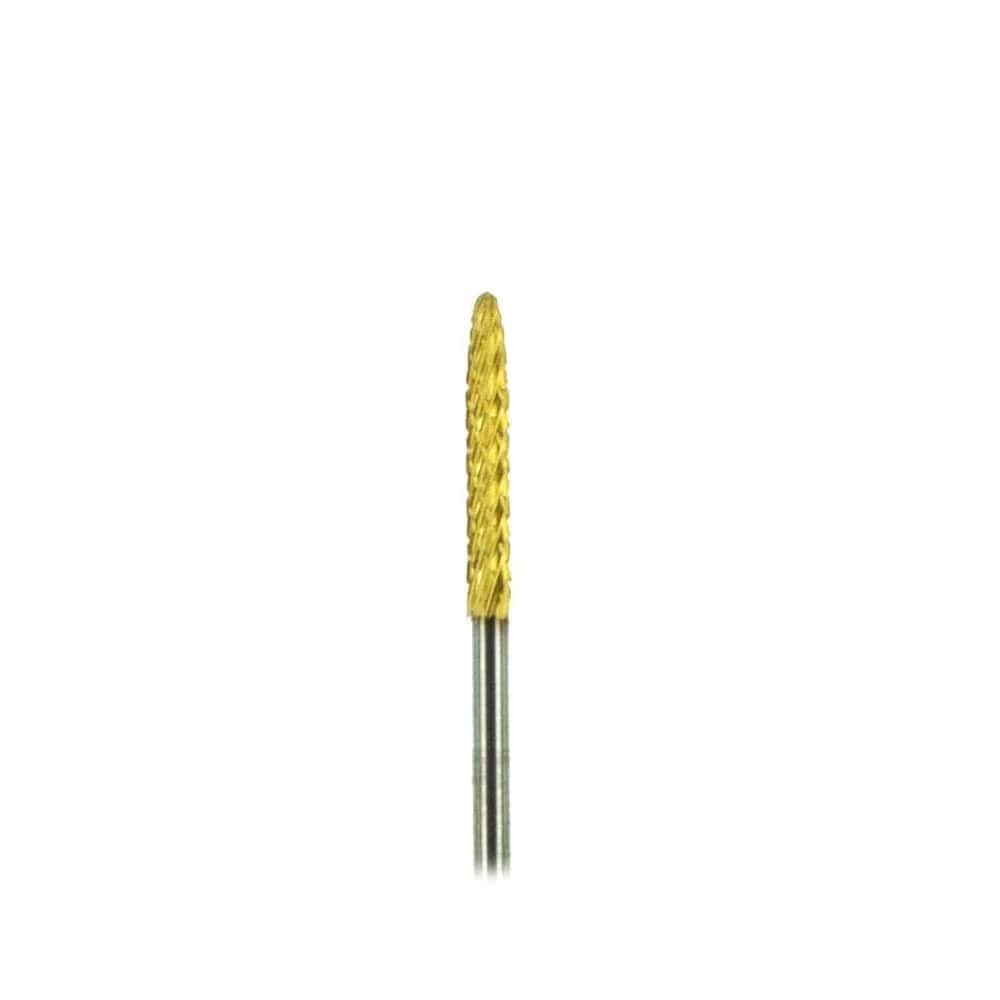 Medicool Gold Carbide Tapered Cone Bit, CC4 - Level Up Beauty Supply