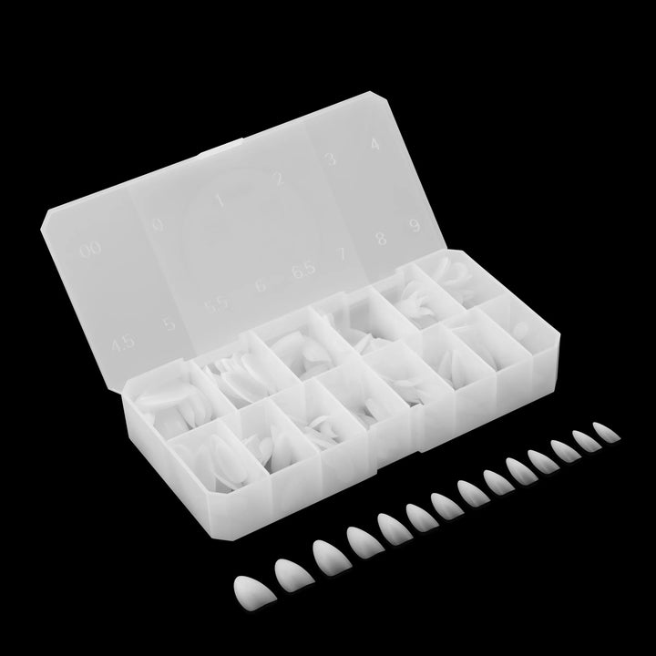 Aprés - Ombré Gel-X® Natural Almond Medium Tip Box of Tips - (14 sizes, 210pcs)