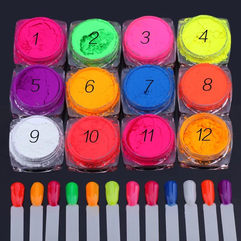 Neon Color Pigments Set - Level Up Beauty Supply