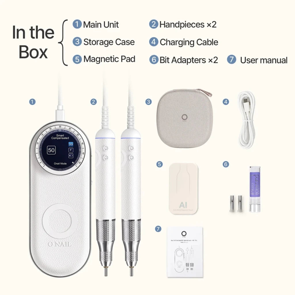 O Nail AI E - file (Nail Drill) - Level Up Beauty Supply