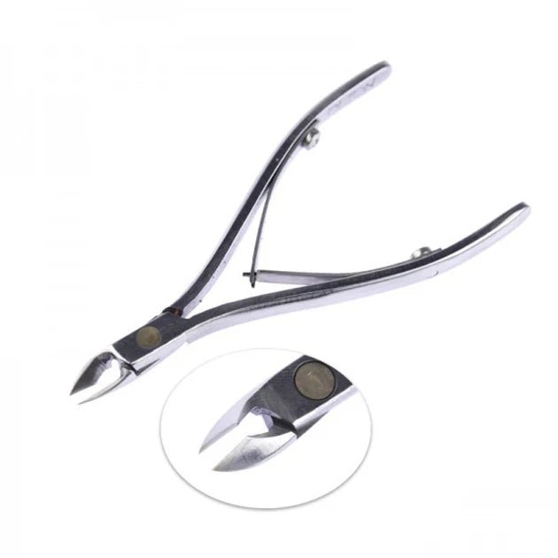 OLTON Cuticle nippers, S1S Low Heel - 8 mm jaw - Level Up Beauty Supply