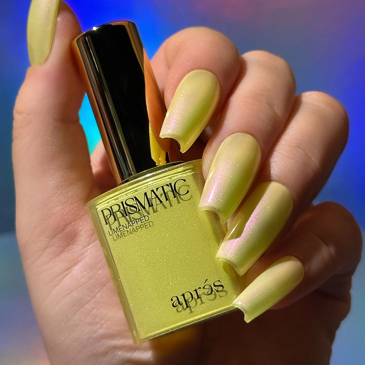 Aprés - Prismatic color gel polish "Limenapped", P13(HEMA/TPO/TMPTA-Free), 10ml