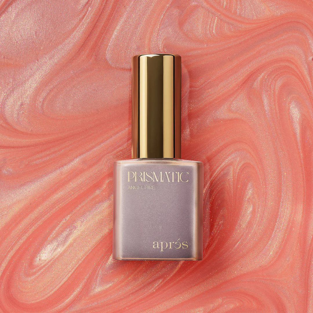 Aprés - Prismatic color gel polish "Angel Fire", P15(HEMA/TPO/TMPTA-Free), 10ml