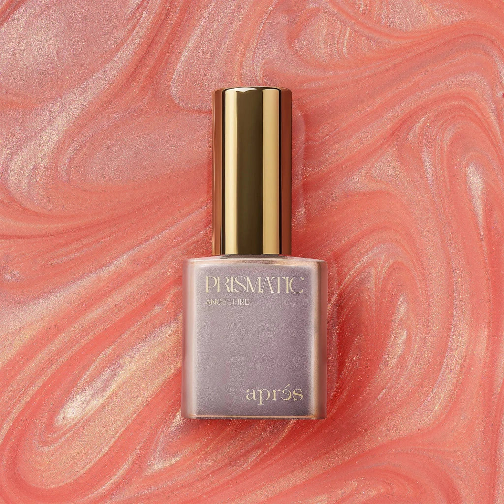 Aprés - Prismatic color gel polish "Angel Fire", P15(HEMA/TPO/TMPTA-Free), 10ml - Level Up Beauty Supply