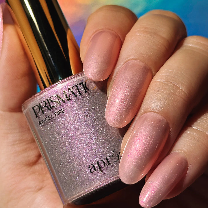 Aprés - Prismatic color gel polish "Angel Fire", P15(HEMA/TPO/TMPTA-Free), 10ml