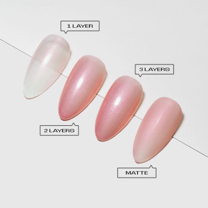Aprés - Prismatic color gel polish "Angel Fire", P15(HEMA/TPO/TMPTA-Free), 10ml