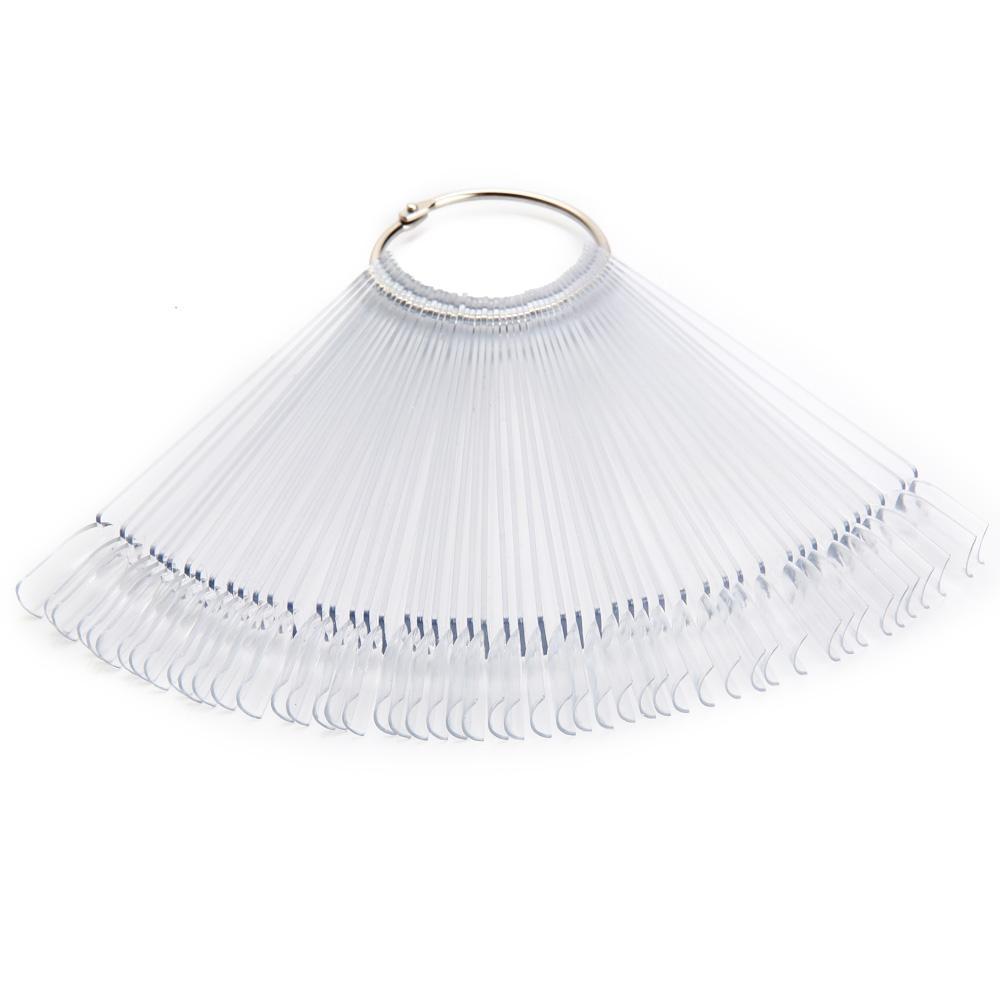 Clear Swatch Tips, Square, 50 pcs - Level Up Beauty Supply