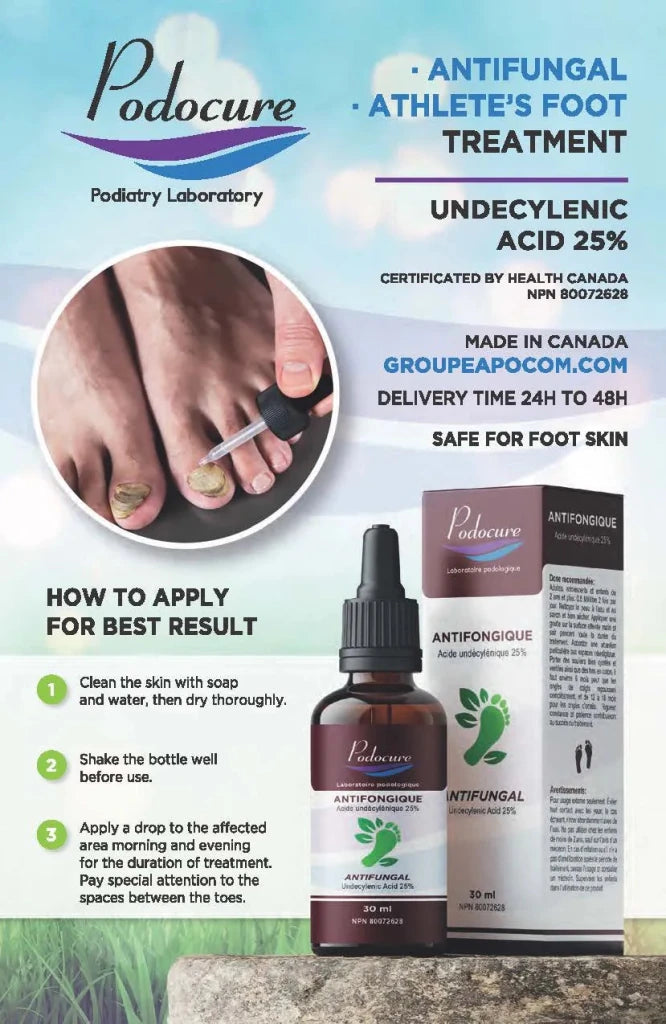 Podocure - Antifungal Drops 30 ml - Level Up Beauty Supply