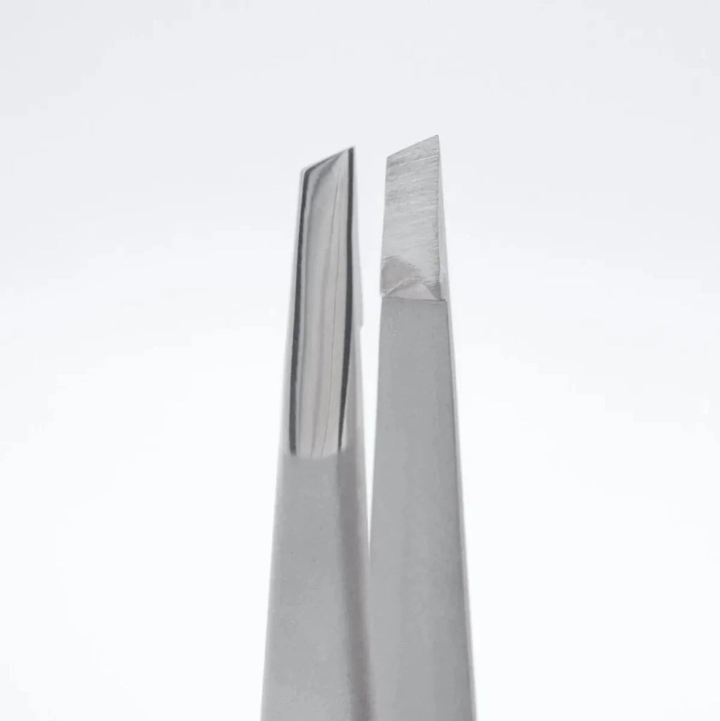 Pro - Tweezers with Narrow Slant Tip STALEKS EXPERT 10 Type 4 - Level Up Beauty Supply