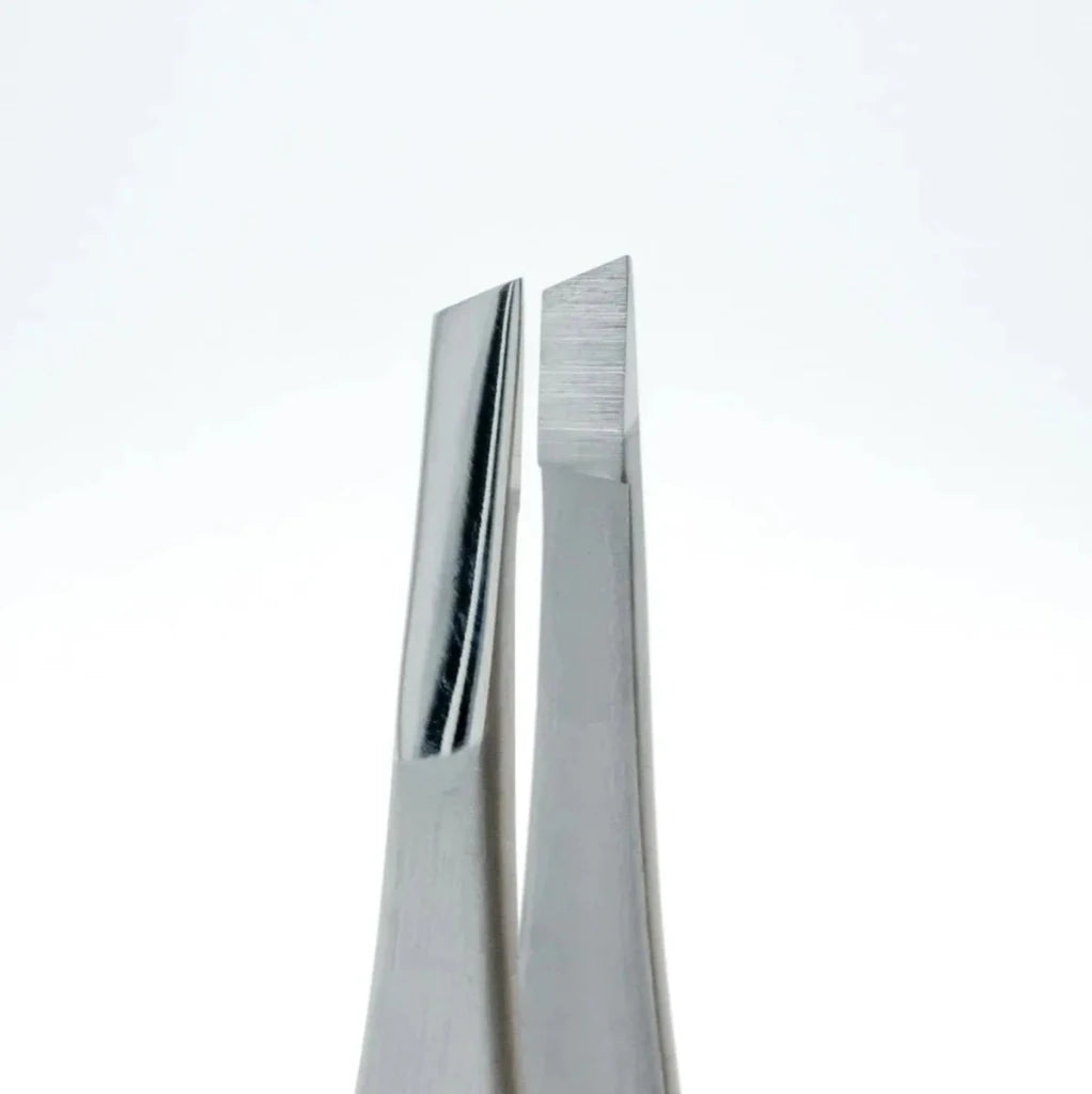 Pro - Tweezers with Narrow Slant Tip STALEKS EXPERT 20 Type 4 - Level Up Beauty Supply