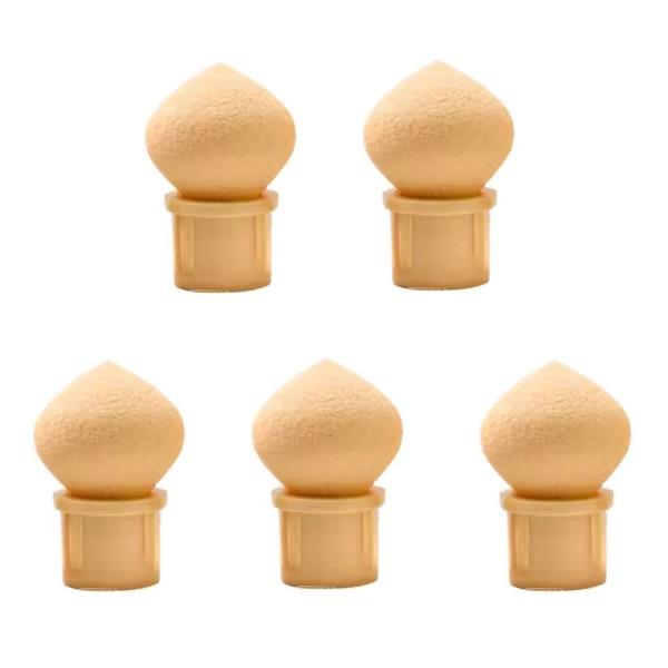 Replacement Pointed Sponges for Blooming Nail Pen, 5pcs - Level Up Beauty Supply