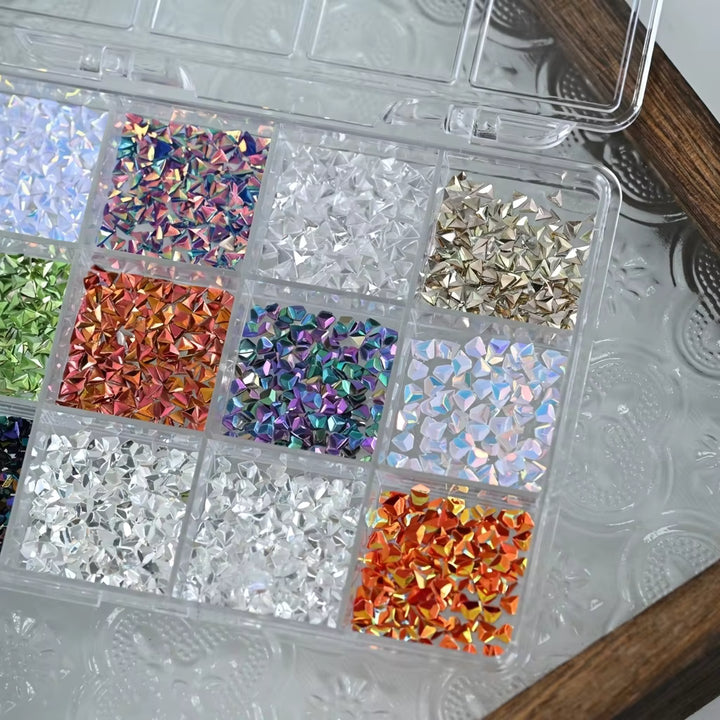 Rhinestones Set, 12 colours