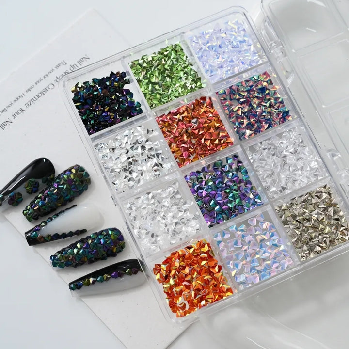 Rhinestones Set, 12 colours