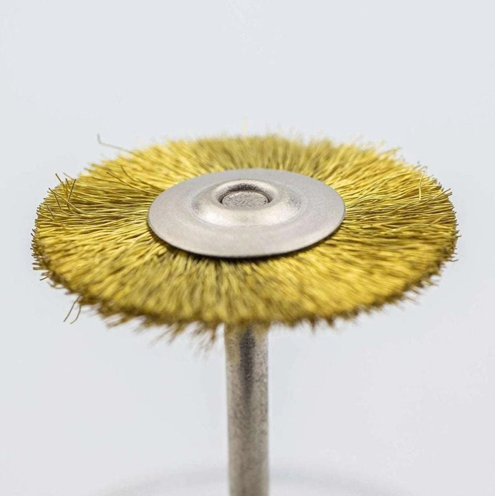 Round Metal Brush for Cleaning Carbide Bits