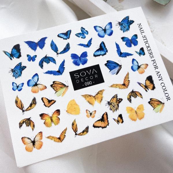 SOVA Nail sticker (Water Decals) C090 - Level Up Beauty Supply