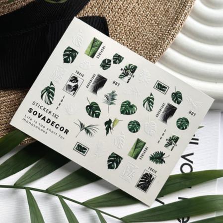 SOVA Nail sticker (Water Decals) C132 - Level Up Beauty Supply