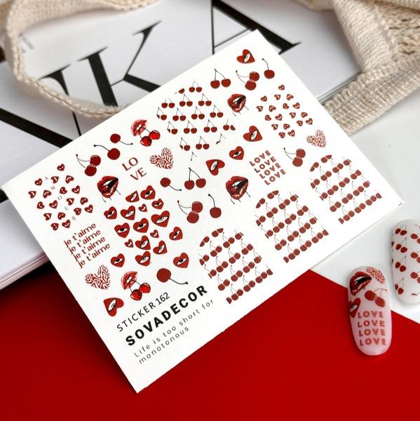 SOVA Nail sticker (Water Decal) C162 - Level Up Beauty Supply