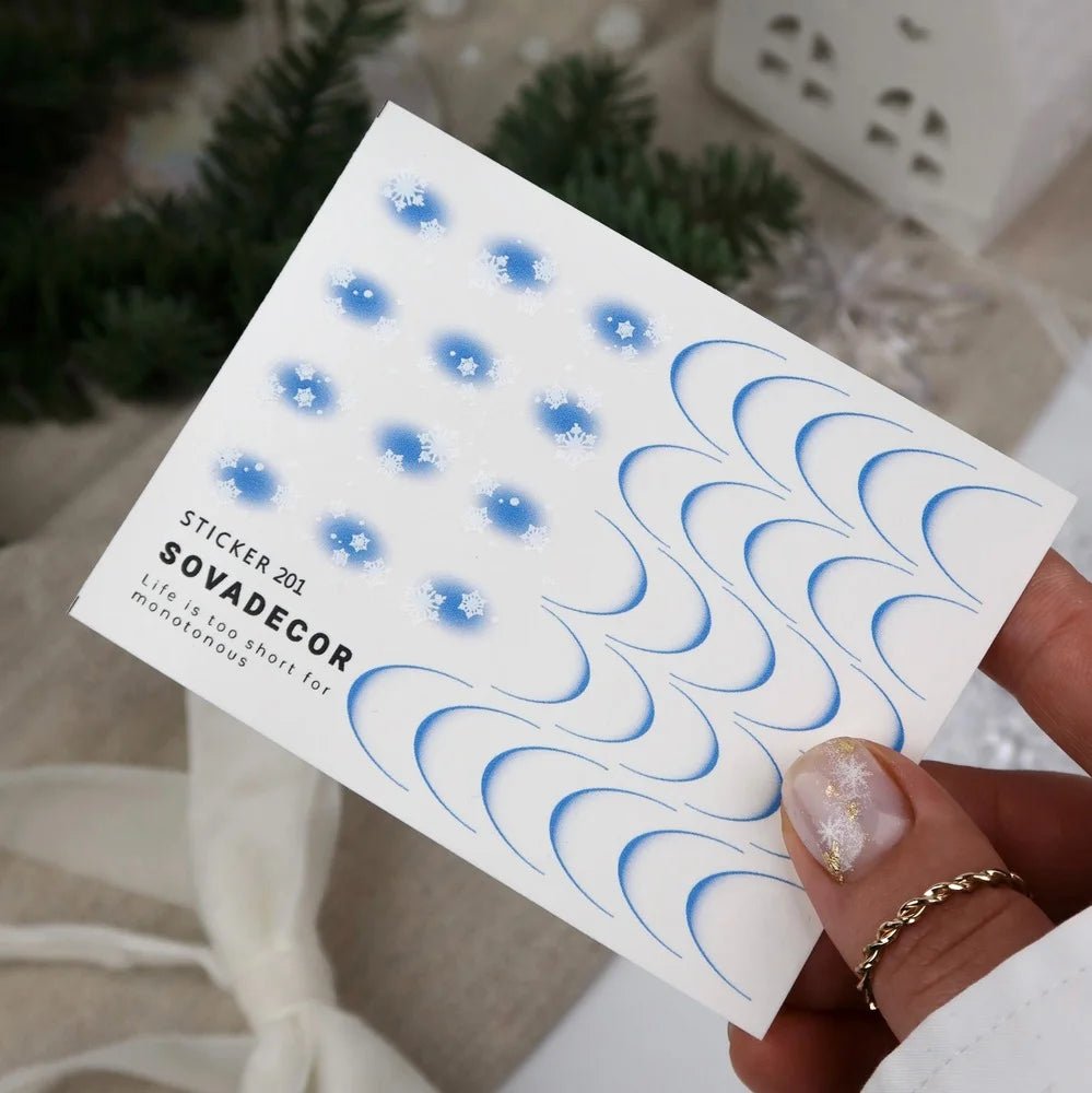 SOVA Nail sticker (Water Decal) C201 - Level Up Beauty Supply