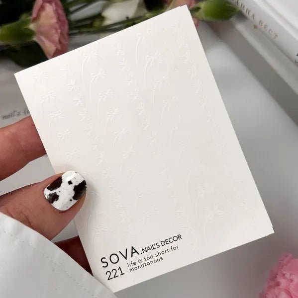 SOVA Nail sticker (Water Decal) C221 - Level Up Beauty Supply