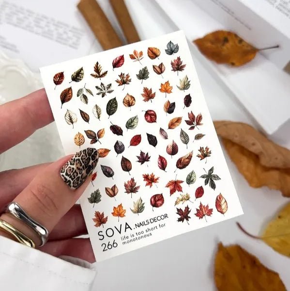 SOVA Nail sticker (Water Decal) C266 - Level Up Beauty Supply