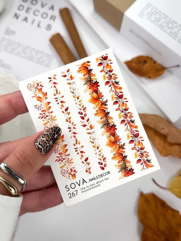 SOVA Nail sticker (Water Decal) C267 - Level Up Beauty Supply