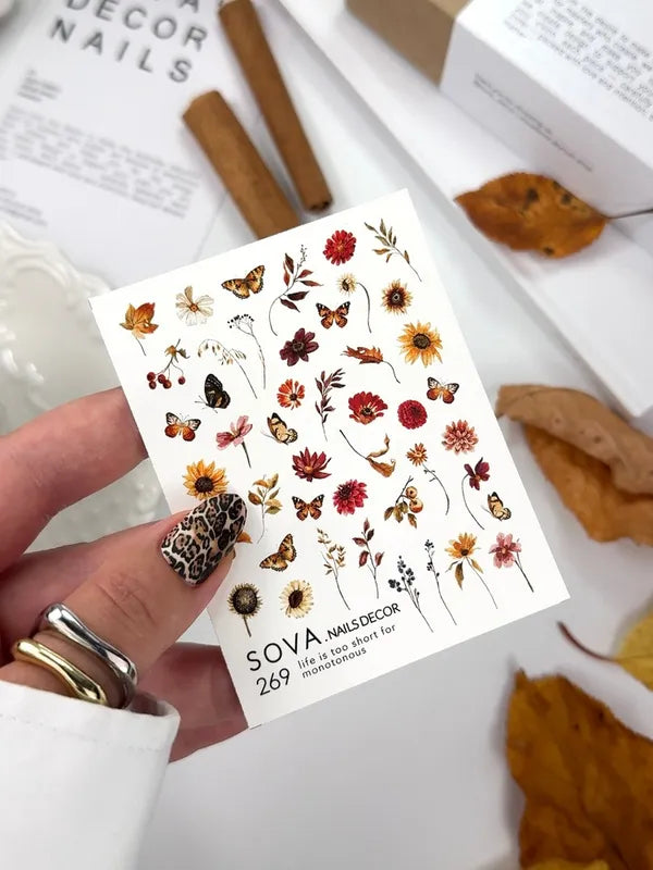 SOVA Nail sticker (Water Decal) C269