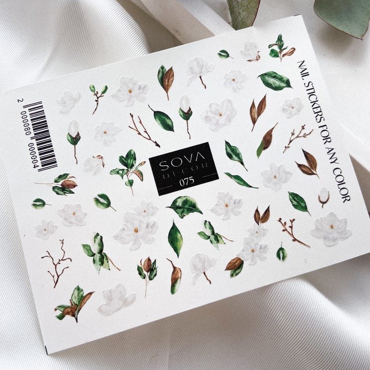 SOVA Nail sticker (Water Decals) C075 - Level Up Beauty Supply