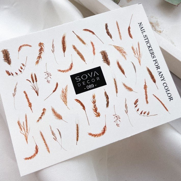 SOVA Nail sticker (Water Decals) C089 - Level Up Beauty Supply