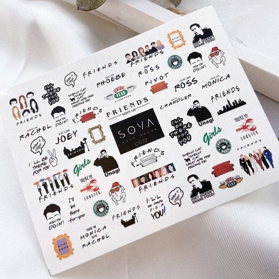 SOVA Nail sticker (Water Decals) C032 - Level Up Beauty Supply