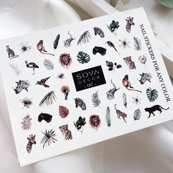 SOVA Nail sticker (Water Decals) C087 - Level Up Beauty Supply