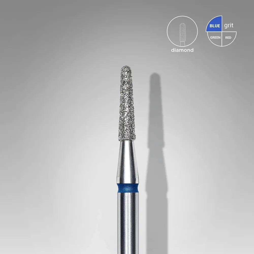 STALEKS Diamond nail bit, Rounded Cone 1.8 - Medium (FA70B018/8) - Level Up Beauty Supply
