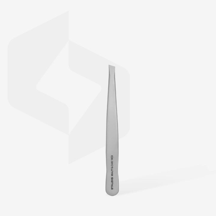 STALEKS Eyebrow Wide Slant tweezers BEAUTY & CARE 10 TYPE 3
