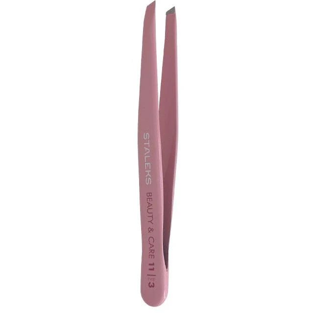 STALEKS Eyebrow Wide Slant tweezers BEAUTY & CARE 11 TYPE 3 - Level Up Beauty Supply