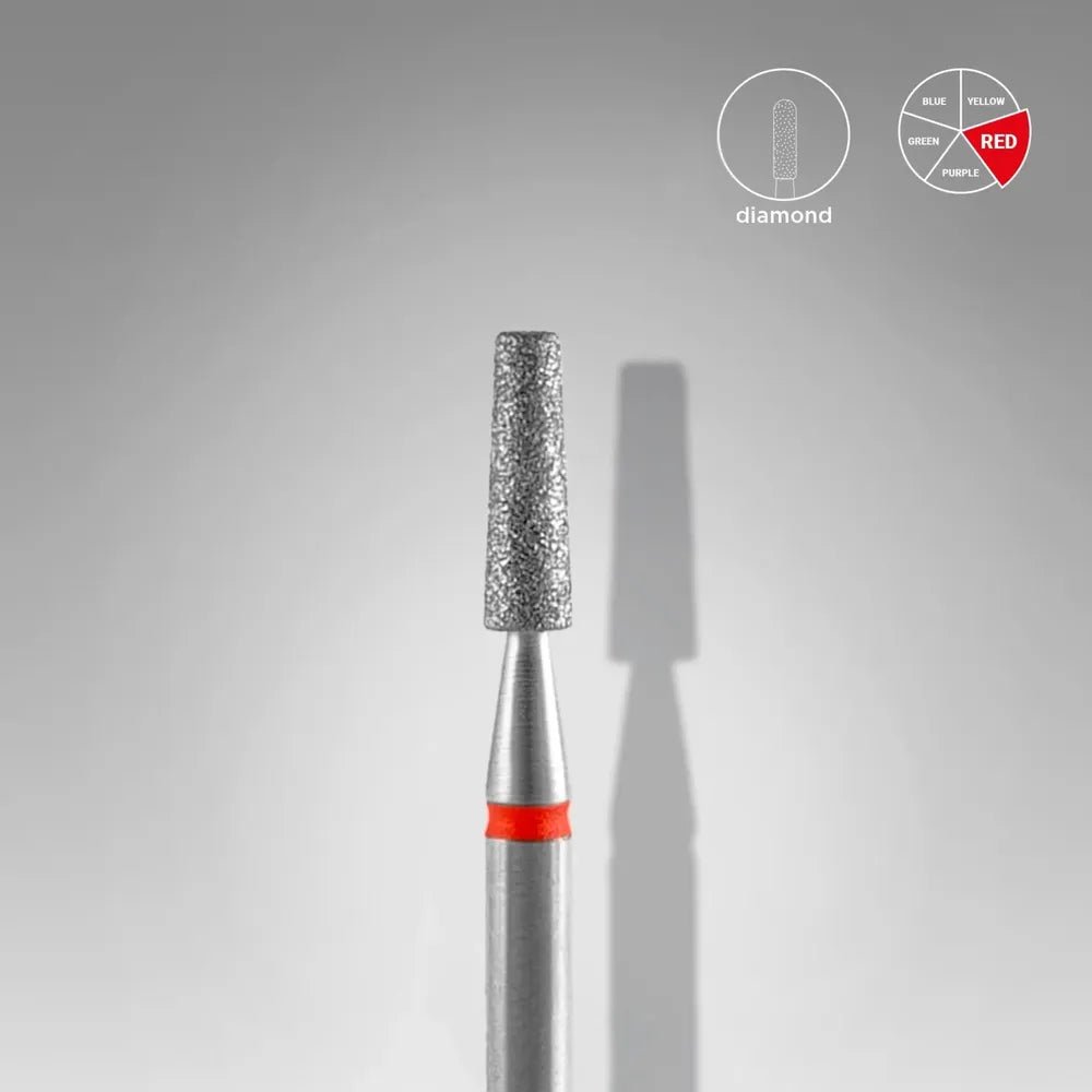 STALEKS PRO Diamond Nail Drill Bit, Frustum 2.5 - Fine (FA70R025/8) - Level Up Beauty Supply