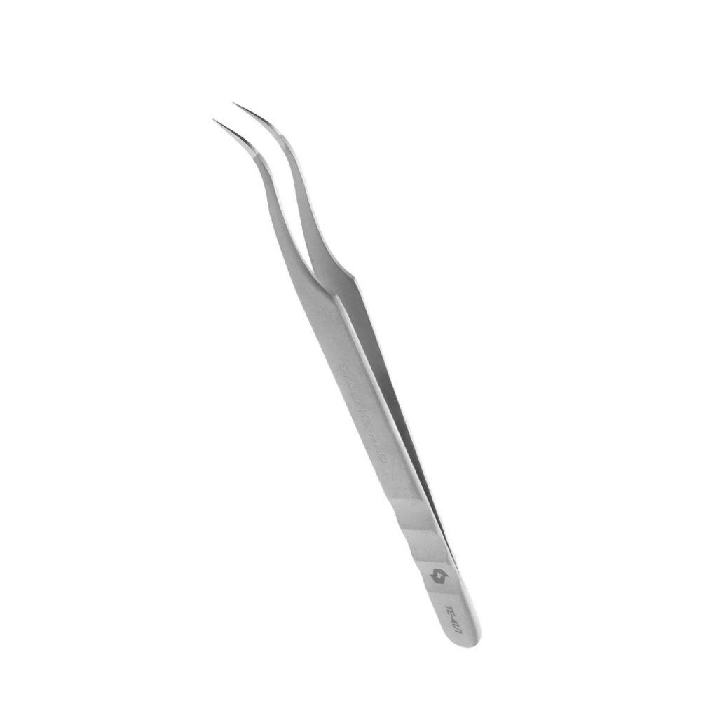STALEKS Professional Eyelash Tweezers EXPERT 41 TYPE 1 - Level Up Beauty Supply