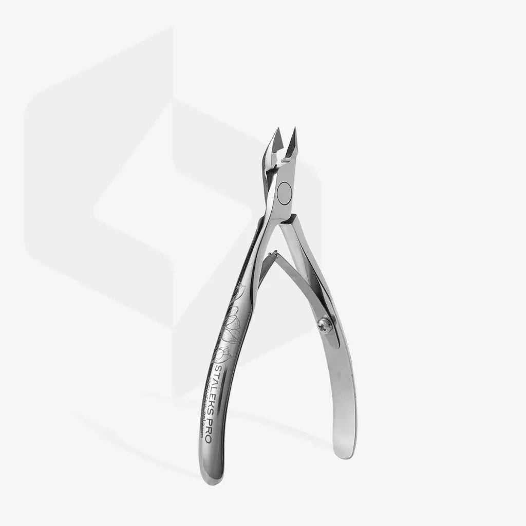 STALEKS PRO Cuticle nippers EXCLUSIVE 20 5 mm (Magnolia) - Level Up Beauty Supply