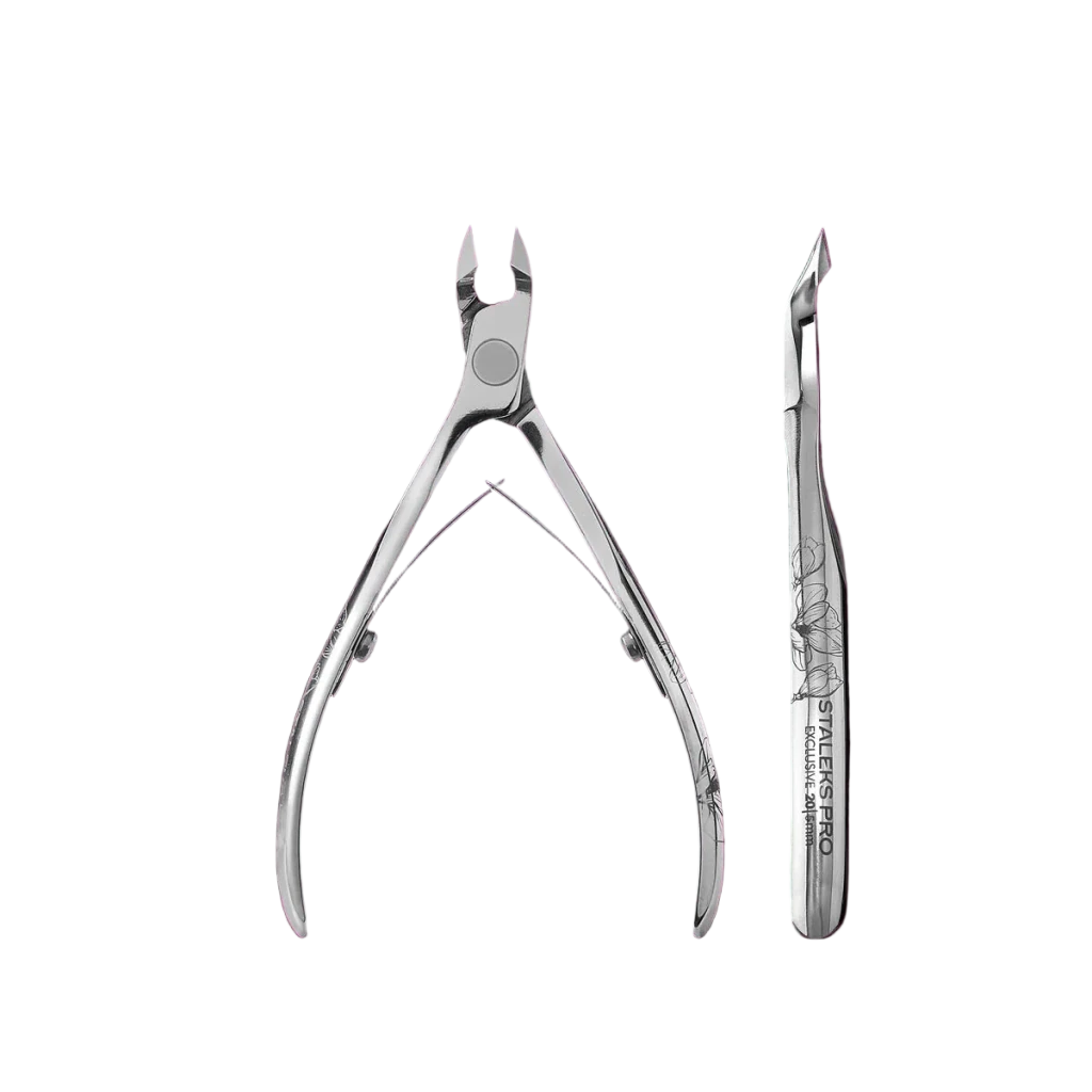 STALEKS PRO Cuticle nippers EXCLUSIVE 20 5 mm (Magnolia) - Level Up Beauty Supply