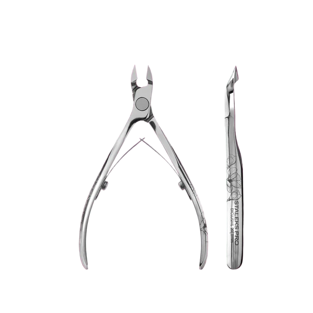 STALEKS PRO Cuticle nippers EXCLUSIVE 20 8 mm (magnolia) - Level Up Beauty Supply