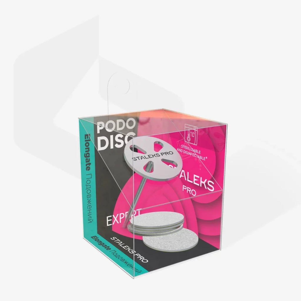 STALEKS PRO Elongated Pedicure PODODISC L EXPERT Set (25 mm) - Level Up Beauty Supply