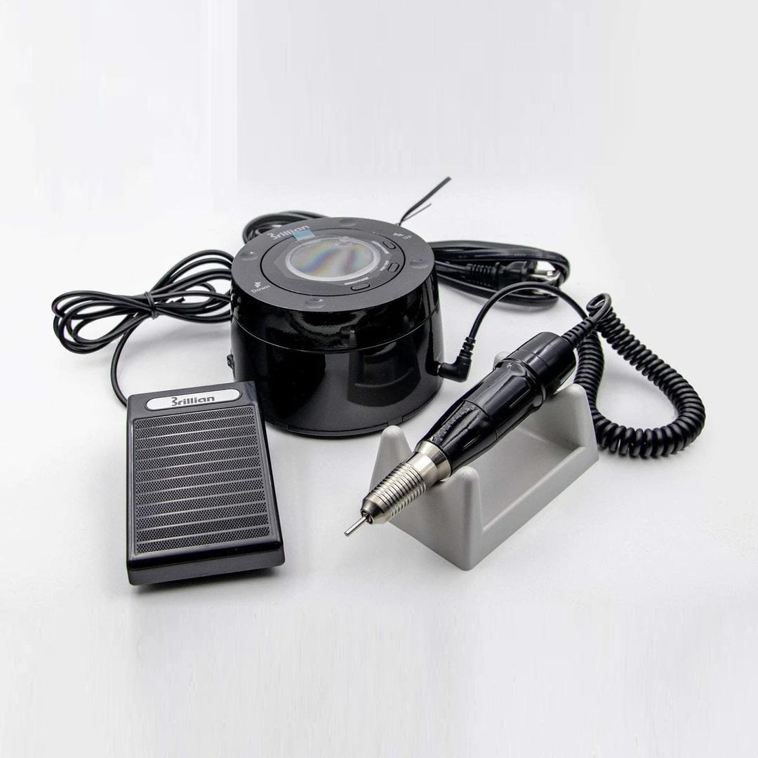 Saeshin Brillian B100 Black Nail Drill with B120 handpiece (Pre - order) - Level Up Beauty Supply