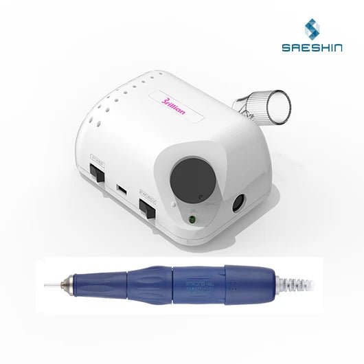 Saeshin Brillian B210 Nail Drill with 105L handpiece - Level Up Beauty Supply