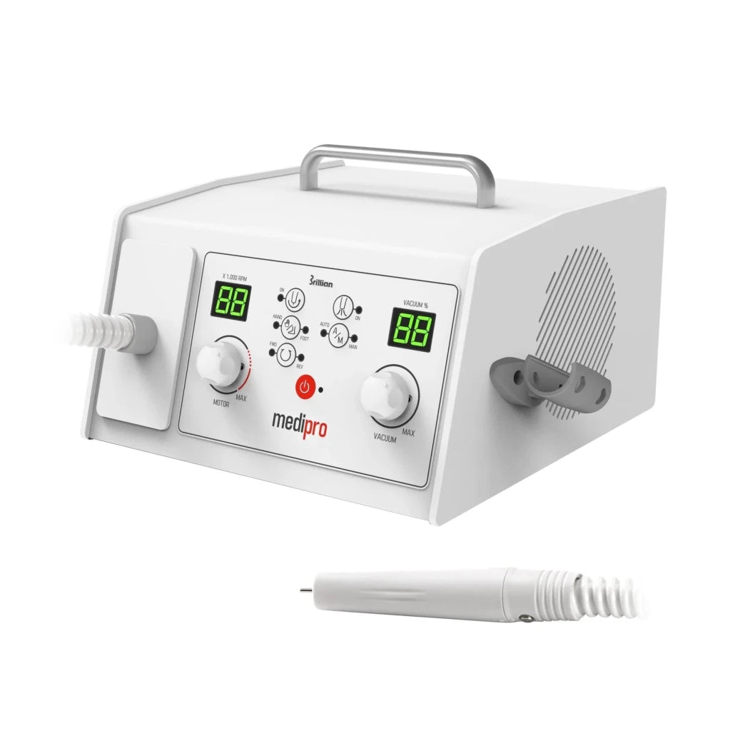 Saeshin MediPro Vacuum Premium Pedicure Drill with HMD03 Brushless handpiece (Available by request) - Level Up Beauty Supply